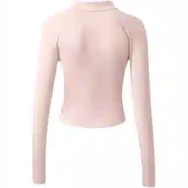 御茶家 简约纯色立领无帽收腰显瘦修身运动舒适透气徒步防紫外线户外休闲外套防晒服 女款