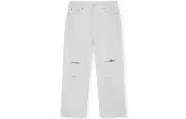 BONELESS Loose Street Retro Straight Jeans