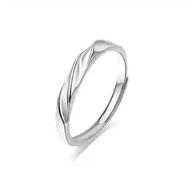 希遇 共度爱河开口可调节戒   好运 合金 戒指 男女同款情侣款