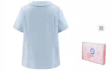 东鲸岁时记 设计感小众高级感减龄洋气短袖衬衫 女款