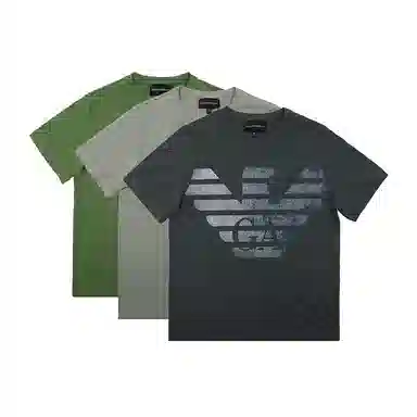 Emporio Armani SS24 Logo T-Shirt 3-Pack