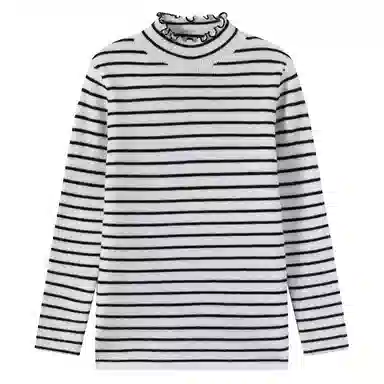 青蛙王子 条纹舒适柔软百搭毛衣 儿童款