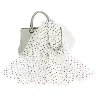 上海故事 春花秋月喷绘真丝长巾 桑蚕丝 丝巾 女款