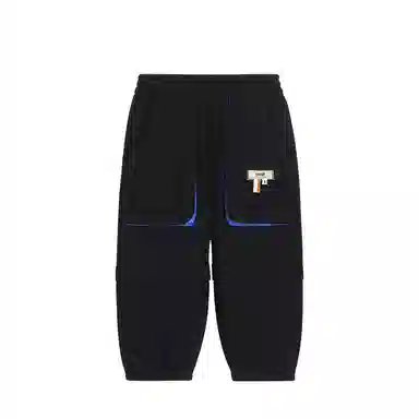 英氏 童装 撞色大口袋休闲七分裤工装短裤 男童