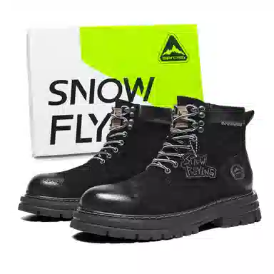SNOW FLYING