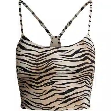 SKIMS Signature Swim Cami Top Champagne Tiger Print