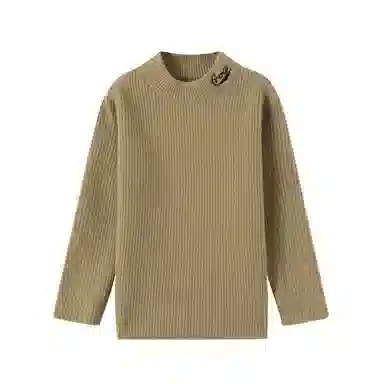 青蛙王子 时尚洋气舒适百搭长袖毛衣 中小童