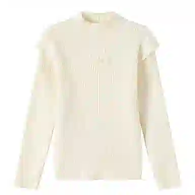 青蛙王子 纯色简约套头舒适长袖毛衣 儿童款