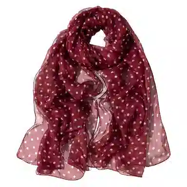 上海故事 春花秋月喷绘真丝长巾 桑蚕丝 丝巾 女款