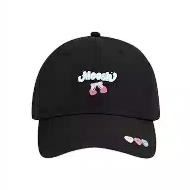 浪莎 日系樱桃小清新速干轻薄出游透气时尚潮流百搭遮阳防晒大头围显脸小 棉 鸭舌帽 男女同款情侣款