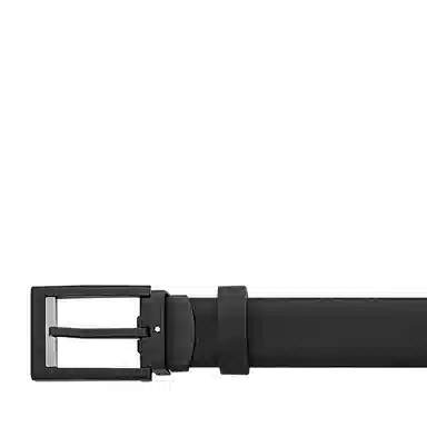 Montblanc Leather Belt Black