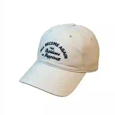 艾佳微 复古街头字母刺绣图案软顶弯檐棒球帽百搭潮流显白显脸小 棉 鸭舌帽 男女同款情侣款