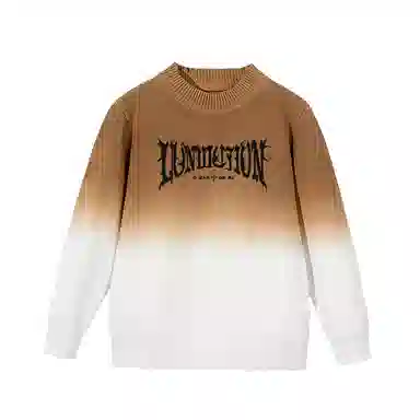 大童 棉致 休闲宽松针织长袖毛衣