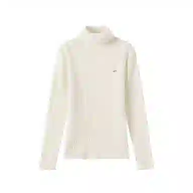 青蛙王子 时尚洋气舒适亲肤纯色高领长袖毛衣 中小童