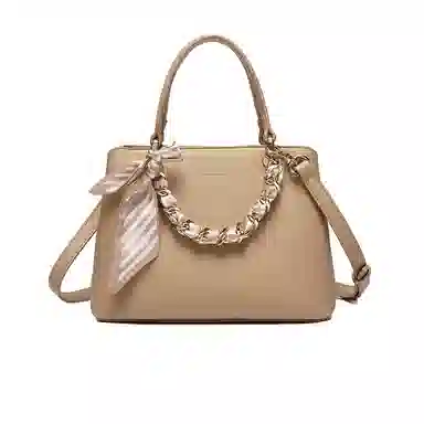 稻草人 精致百搭丝巾质感百搭 聚氨酯革 斜挎单肩手提包 女款 多色