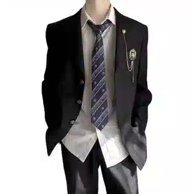 DK Uniform Single-Breasted Blazer