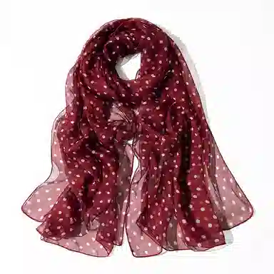 上海故事 春花秋月喷绘真丝长巾 桑蚕丝 丝巾 女款