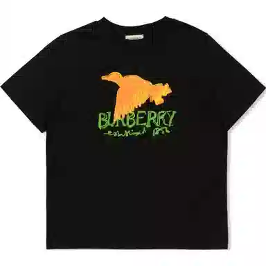Burberry FW24 Black Kids Tee