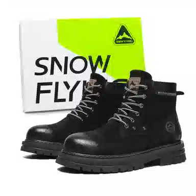 SNOW FLYING