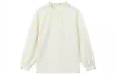 梦特娇 童装 纯色长袖衬衫 女童