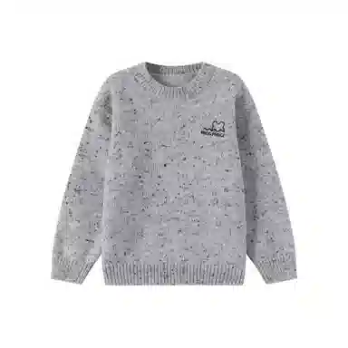 青蛙王子 缤纷薄绒系列 圆领纯色长袖毛衣 儿童款