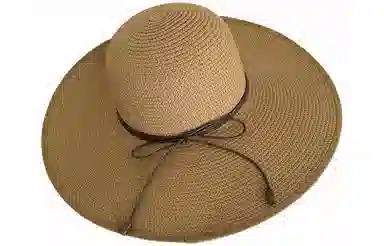 优幽兰 百搭休闲高级感遮阳草帽夏时尚潮流甜美气质海边度假大帽檐显脸小防紫外线太阳帽子打卡拍照必备 草编 防晒帽 女款