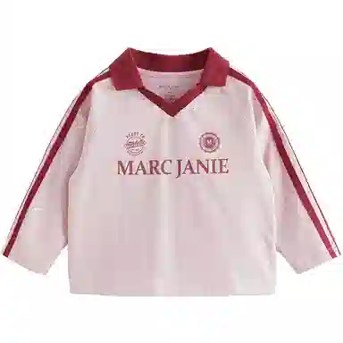 MARC&JANIE V-Neck Raglan Long Sleeve Tee