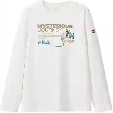 FILA KIDS WHITE LINE T