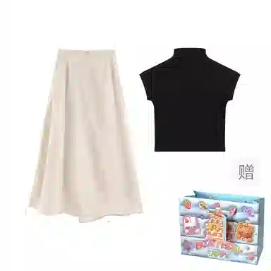 桴生 多风格融合的短袖上衣与半身裙夏季时尚穿搭裙装套装 女款