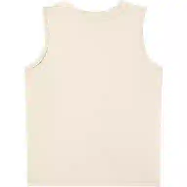 巴塞罗那足球俱乐部 基础款简约纯色徽章印花宽松柔软健身训练休闲百搭圆领弹力无袖背心 男女同款