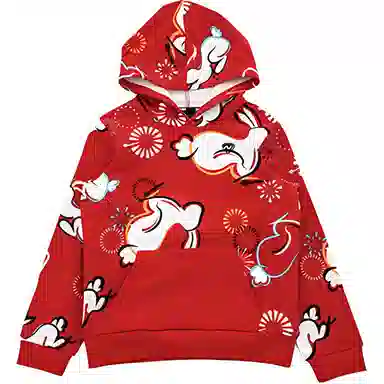 诺诗兰 套头连帽弹力保暖卫衣 青少年