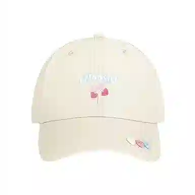 浪莎 日系樱桃小清新速干轻薄出游透气时尚潮流百搭遮阳防晒大头围显脸小 棉 鸭舌帽 男女同款情侣款