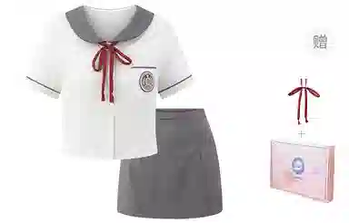 东鲸岁时记 辣妹风流行漂亮衬衫短袖显瘦包臀裙裙装套装 女款 两件装