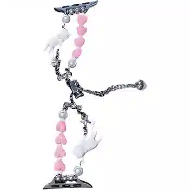 导维 手表表带 苹果适用 合金材质 珍珠手链腕带男女通用