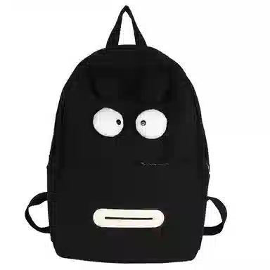 Park Bear Nylon Backpack Rose Red/Black