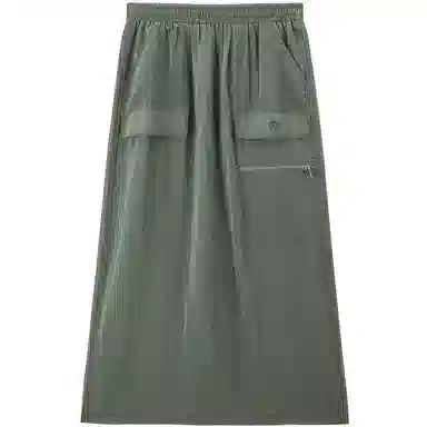 Peacebird Acetate High Waist Skirt