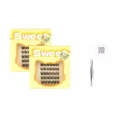 酷乐丝 免胶款 鼠系 假睫毛 单簇浓密款