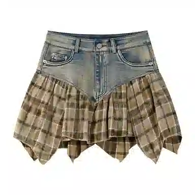 哒头下雨不愁 简约优雅通勤休闲短裙 女款