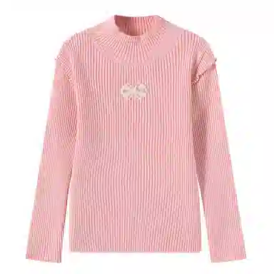 青蛙王子 纯色简约套头舒适长袖毛衣 儿童款