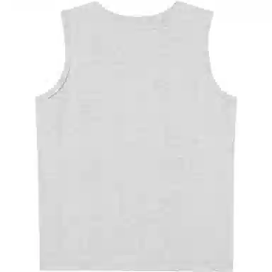 巴塞罗那足球俱乐部 基础款简约纯色徽章印花宽松柔软健身训练休闲百搭圆领弹力无袖背心 男女同款