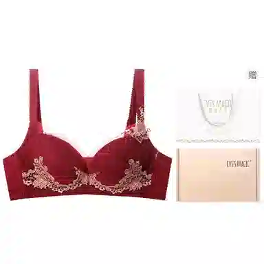 夏娃之秀 透气蕾丝舒适聚拢透气文胸 女款 礼盒装