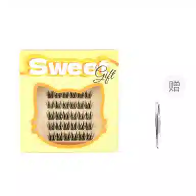 酷乐丝 免胶款 鼠系 假睫毛 单簇浓密款