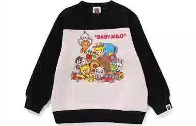 A BATHING APE Milo UFO Game Crewneck