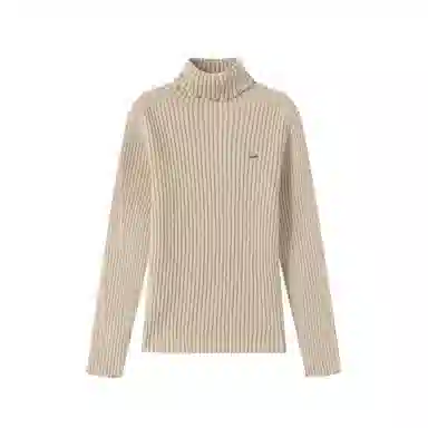 青蛙王子 时尚洋气舒适亲肤纯色高领长袖毛衣 中小童