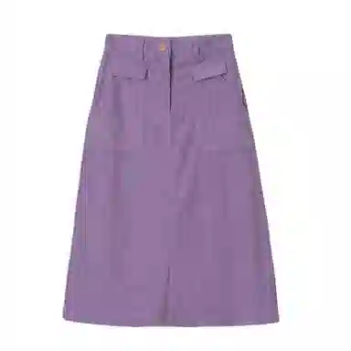 法文箱子 纯色百搭舒适简约休闲长裙 女款