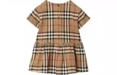 Burberry Check Dress With Bloomers