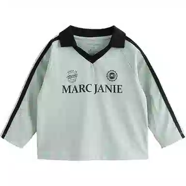 MARC&JANIE V-Neck Raglan Long Sleeve Tee