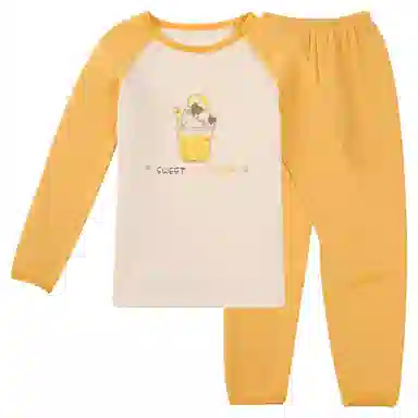 红豆 舒适亲肤百搭柔软可爱简约大方保暖套装青少年