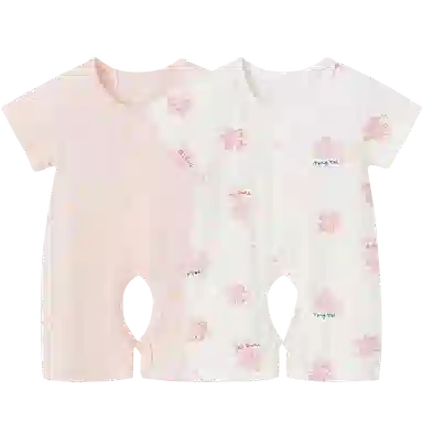 婴童 童泰 纯棉短袖透气舒适连体衣