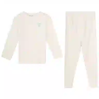 红豆无痕打底轻暖秋衣秋裤抑菌儿童保暖内衣裤套装 儿童款